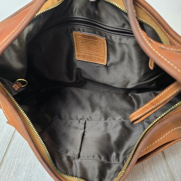 VTG Coach Vintage Legacy Ergo Bag Vachetta Leather RARE 11010 - Picture 8 of 9